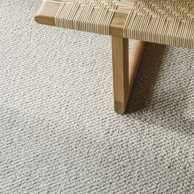 VM Carpet Hehku pyöreä villamatto greige