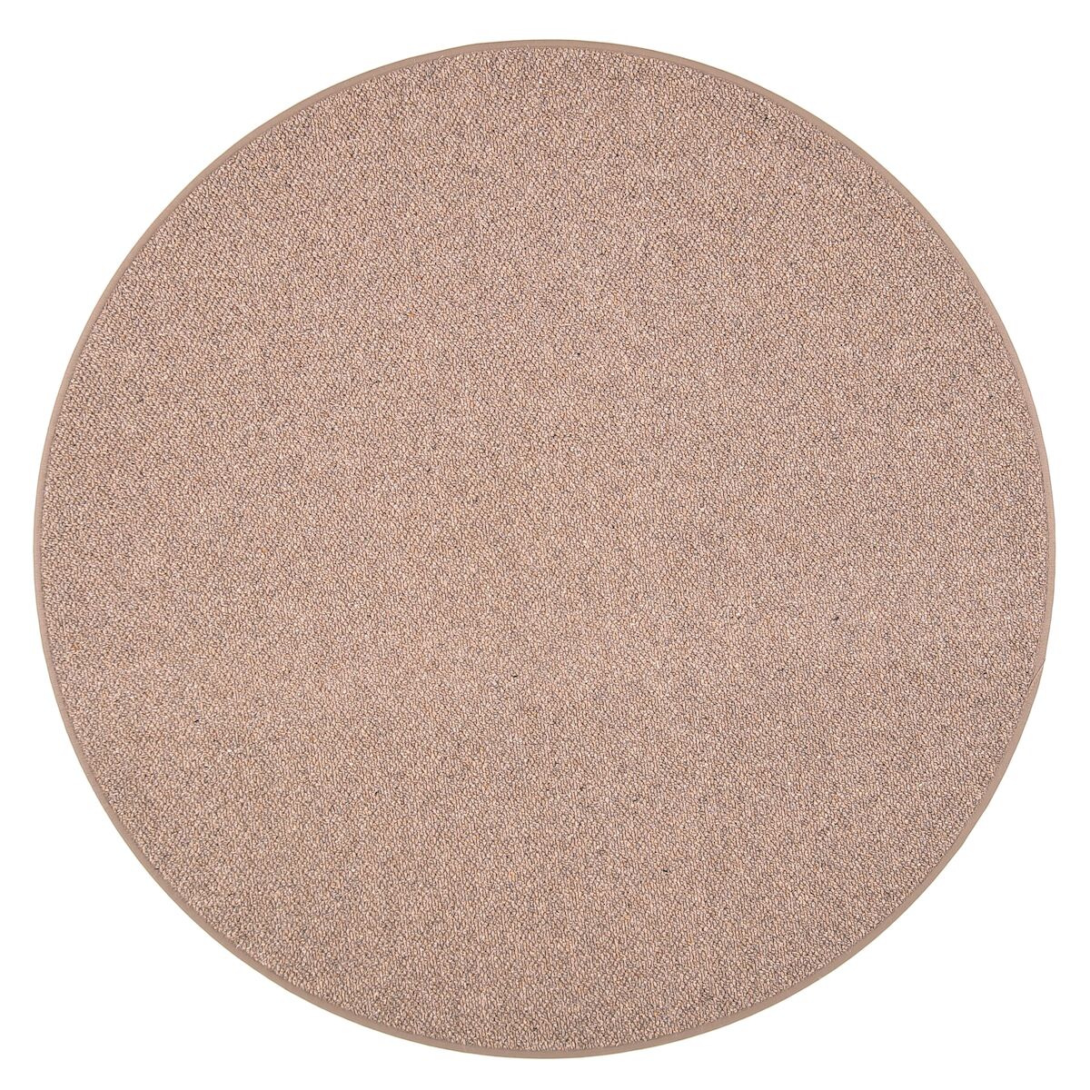 VM Carpet Hiillos villamatto Ø200 cm ruskea 752 kantattu