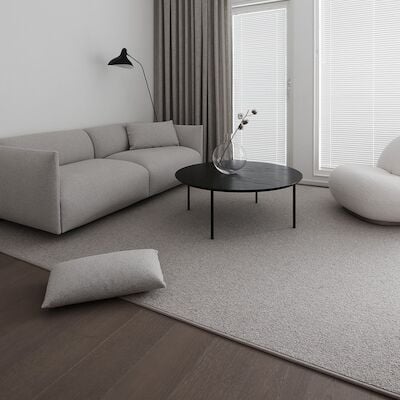 VM Carpet Hiillos villamatto 80x200 cm ruskea 752 kantattu