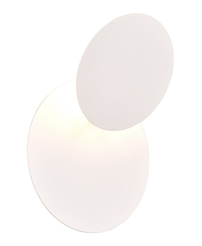 Trio Mio LED seinävalaisin pyöreä mattavalkoinen