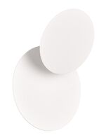 Trio Mio LED seinävalaisin pyöreä mattavalkoinen