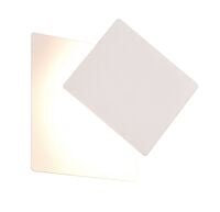 Trio Mio LED seinävalaisin neliö mattavalkoinen
