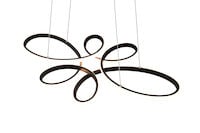 Trio Fly LED riippuvalaisin mattamusta