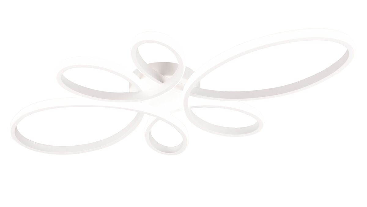 Trio Fly LED kattovalaisin 83 cm mattavalkoinen 4000K