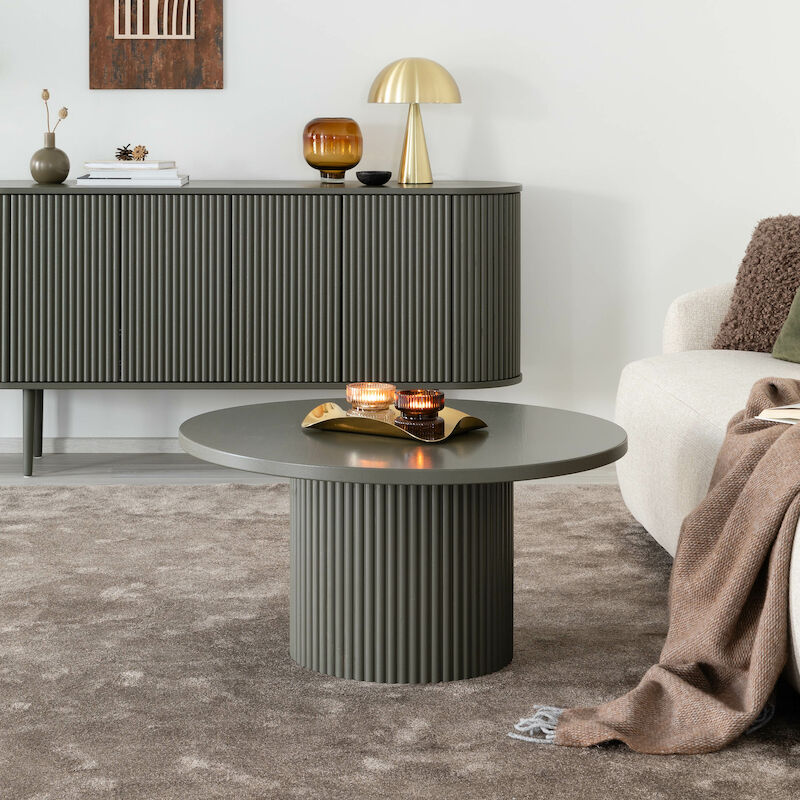 Taimi pyöreä sohvapöytä Ø80 cm sammal