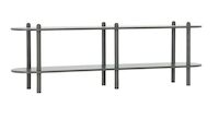 Askel korkea tv-taso 165x35x53,5 cm sammal