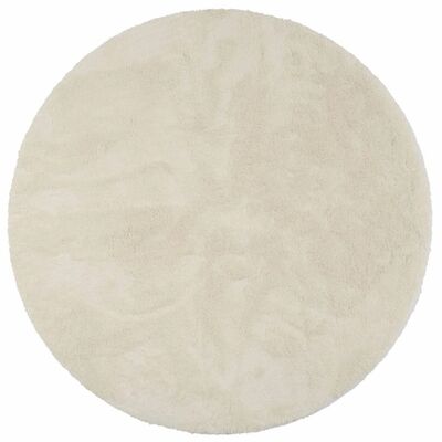 VM Carpet Silkkitie nukkamatto Ø160 cm valkoinen 131, kantti 5417