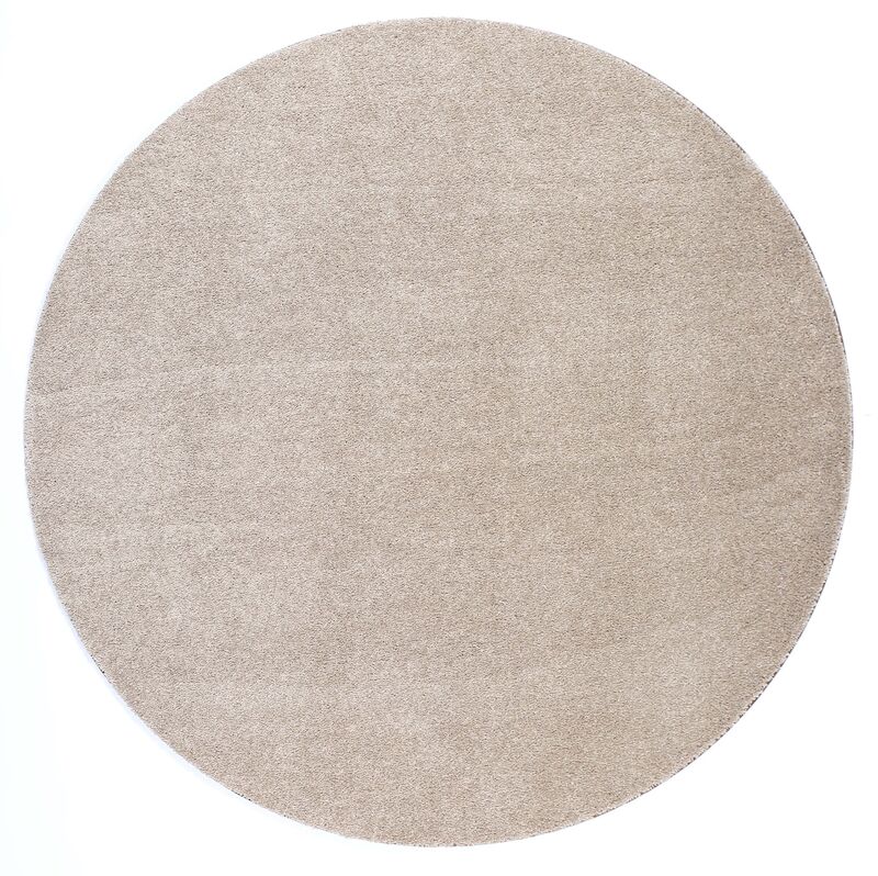 VM Carpet Silkkitie nukkamatto pyöreä beige 138, kantti 5938