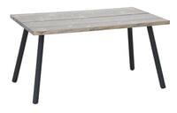 Lina lankkupöytä 150x90 cm savunharmaa/musta