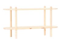 Askel korkea taso 100x35x53,5 cm puuvalmis