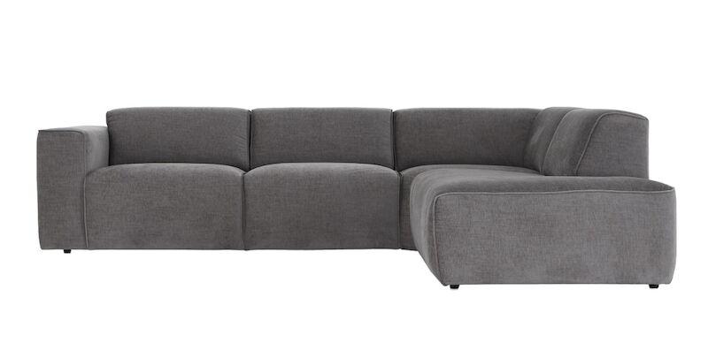 Hali avokulmasohva oikea Home 12 harmaa