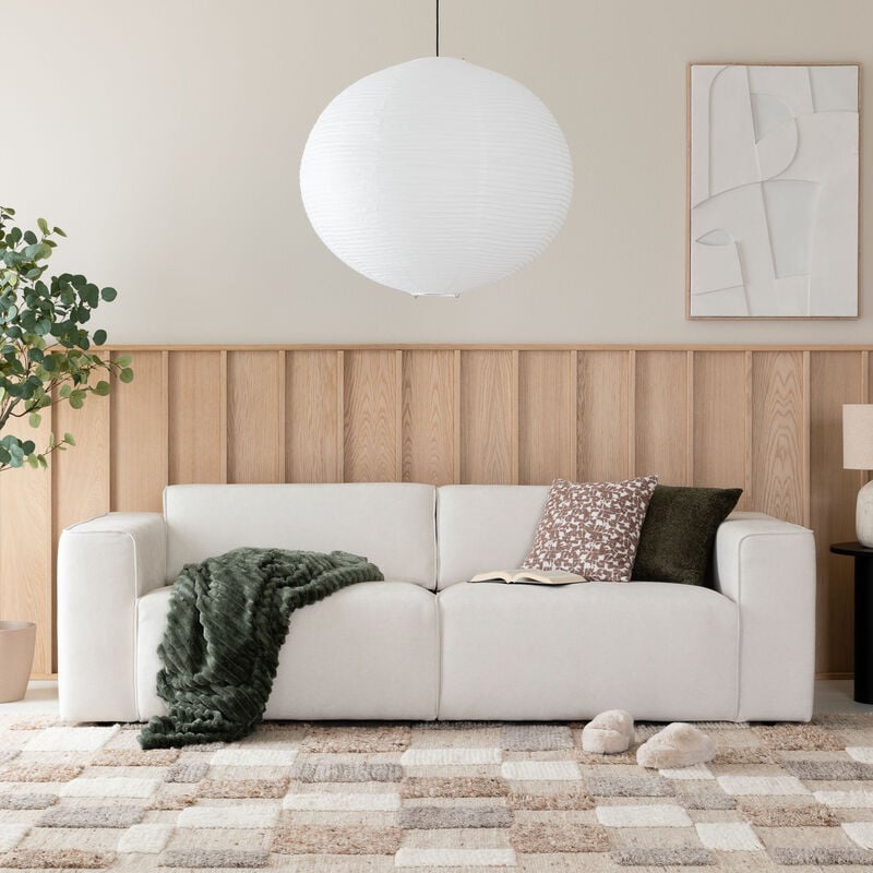 Hali 3-istuttava sohva Storm 02 valkoinen