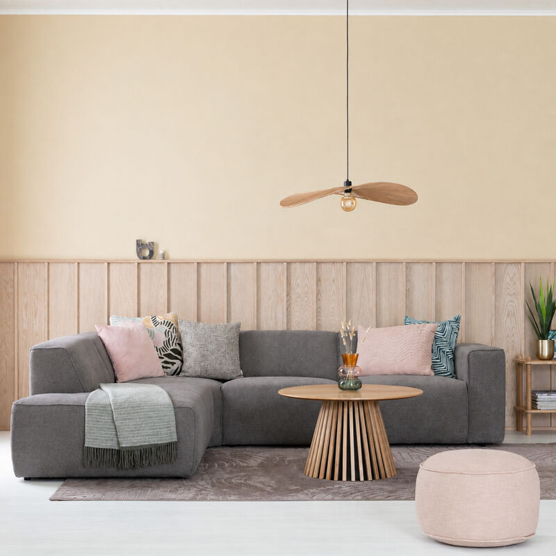 Hali avokulmasohva vasen Home 12 harmaa