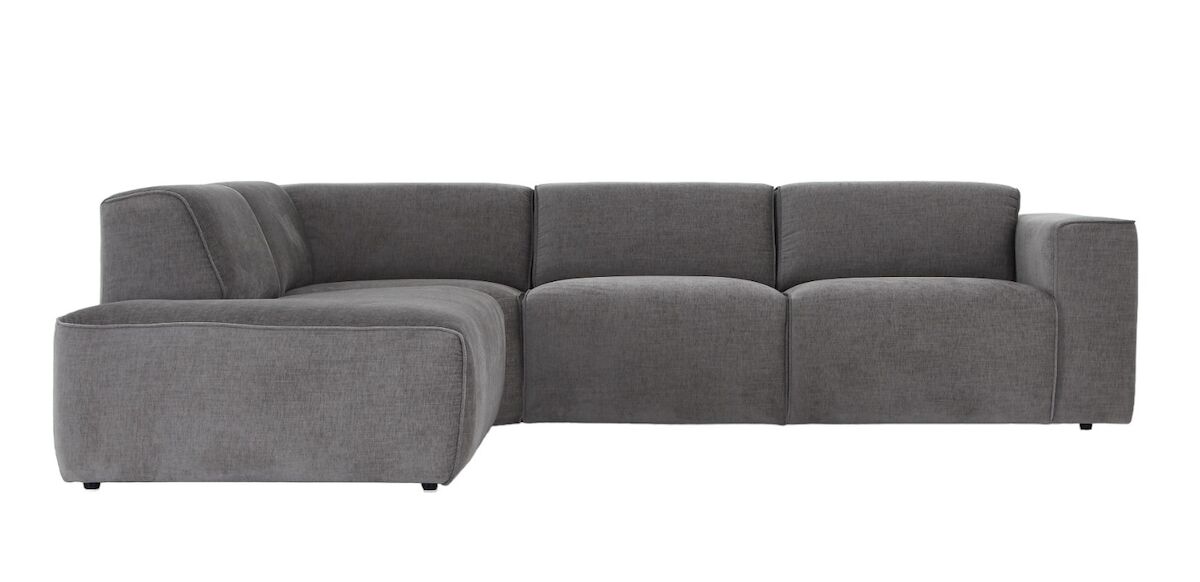 Hali avokulmasohva vasen Home 12 harmaa