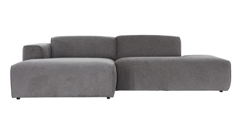 Hali divaanisohva avopäädyllä vasen Home 12 harmaa