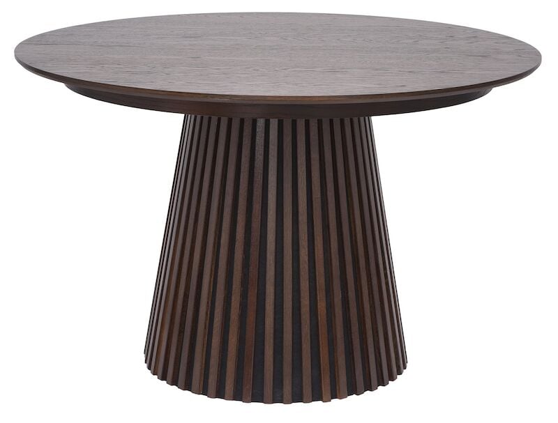 House Nordic Osaka jatkettava ruokapöytä Ø120x120-160-200x75 cm savutammi