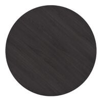 House Nordic Boavista ruokapöytä Ø120 cm tummanruskea/musta