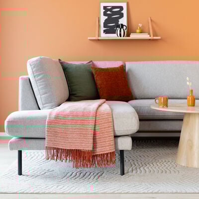 Hilma torkkupeitto 130x170 cm oliivinvihreä/valkoinen