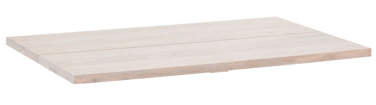 Tammi lankkupöydän kansi 160x90x3,6 cm valkolakattu tammi