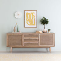 Mooda Lexie senkki 190x42x79 cm valkolakattu