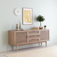 Mooda Lexie senkki 190x42x79 cm valkolakattu