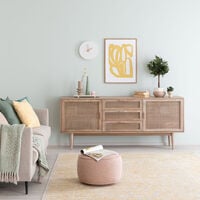 Mooda Lexie senkki 190x42x79 cm valkolakattu