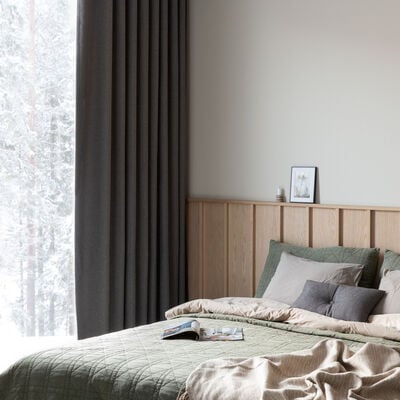 Pinja pimentävä verho 2kpl 270x280 cm beige (B-10 2166)