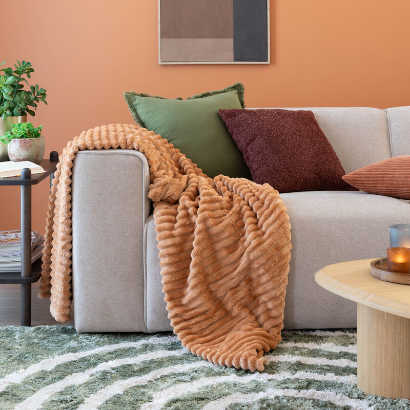 4Living Morris torkkupeitto 140x200 cm ruskea