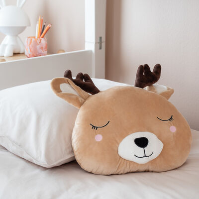 4Living Deer koristetyyny 35x35 cm beige