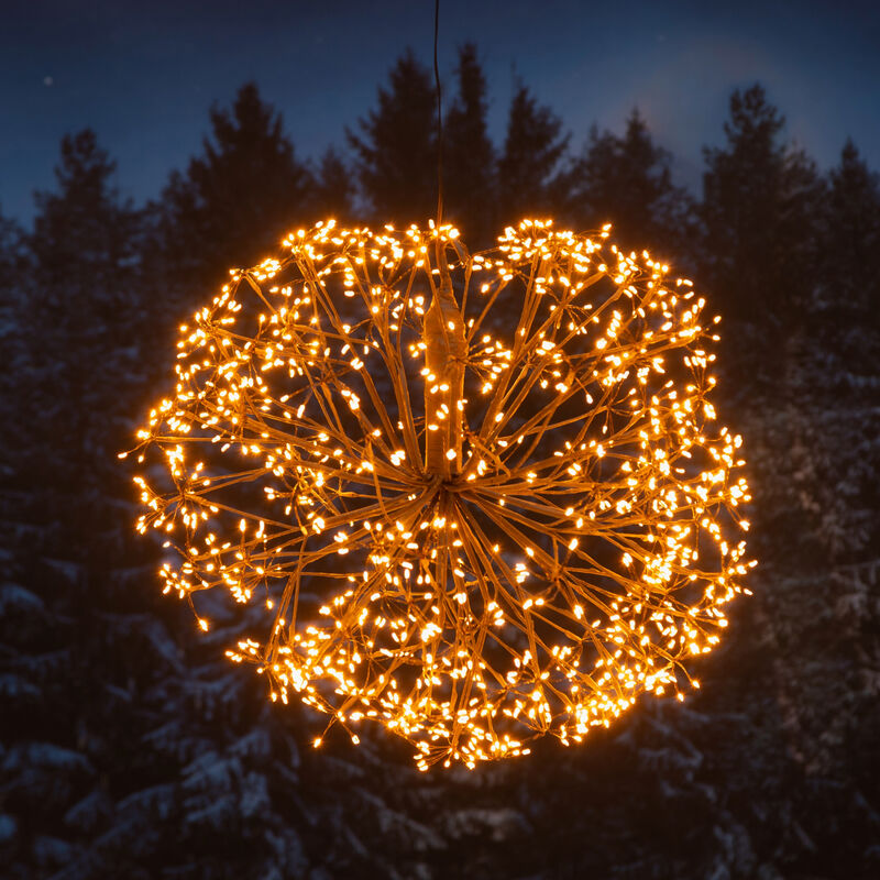 Finnlumor Valopallo Ø50 cm 1080 micro-LED meripihka | Veke