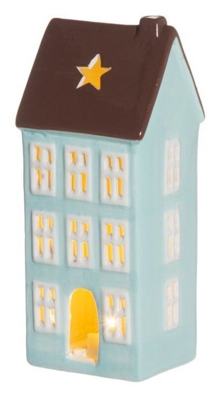 Finnlumor Copenhagen talolyhty LED valoilla 19 cm vaaleansininen