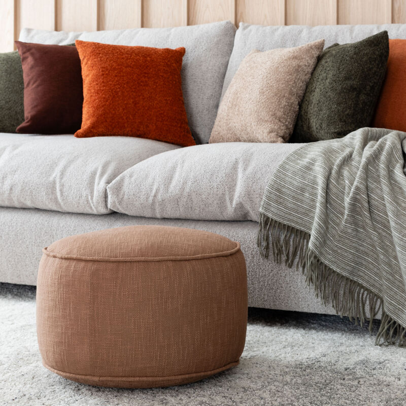 Terho pyöreä rahi Ø50 cm ruskea