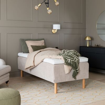 Unia Luxus runkopatjapaketti 80x200 memory M, Relax, hiekka Omega 08, tammijalka