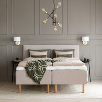 Unia Luxus runkopatjapaketti 160x200 pocket M, Relax, hiekka Omega 08, tammijalk