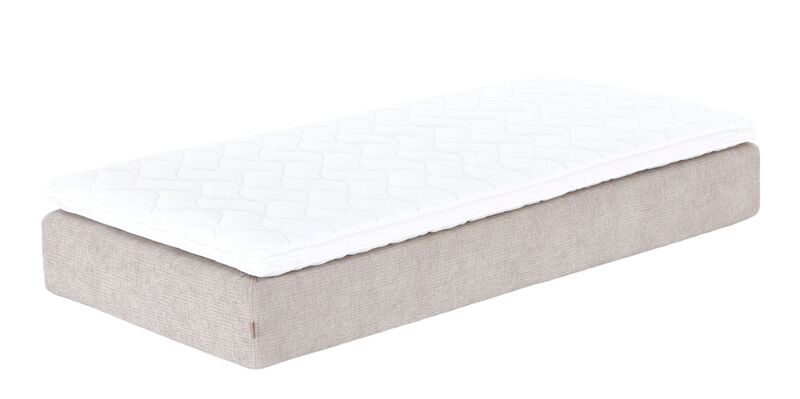 Unia Luxus joustinpatjapaketti 90x200 memory M , Relax, hiekka Omega 08