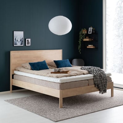 Unia Luxus joustinpatjapaketti 160x200 pocket L, Relax, hiekka Omega 08