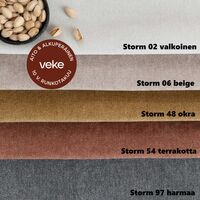 Scandic Copenhagen avokulmasohva vasen räätälöitävä Storm kangas