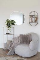 House Nordic Liss ladattava LED pöytävalaisin hiekka