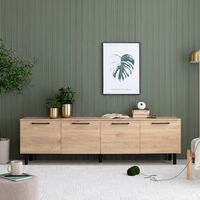 Solo tv-taso 220 cm neljällä ovella hunajatammi