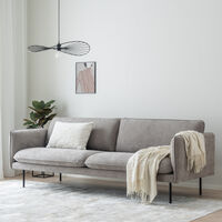 Luna viskoosimatto 200x290 cm beige/harmaa
