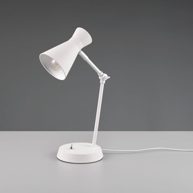 Trio Enzo pöytävalaisin mattavalkoinen