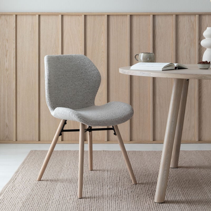 Keto tuoli beige Monza 60, valkotammi jalat