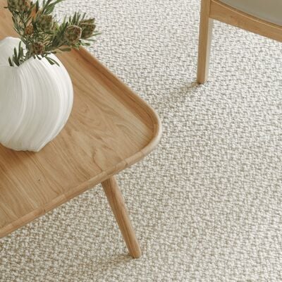 VM Carpet Loimu villamatto oma koko valkoinen 569