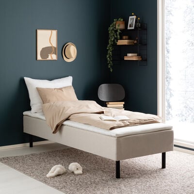 Vivano Pocket runkopatjasänky 80x200 cm beige Colet 24, 4 cm prof.vm petauspat