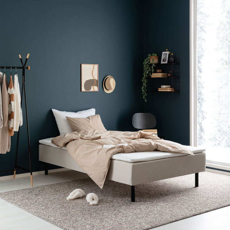 Vivano Pocket runkopatjapaketti 120x200 cm beige Colet 24, 4 cm prof.vm petauspa