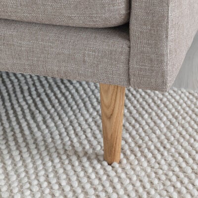 Scandic Copenhagen avokulmasohvan jalkasarja valkaistu tammi