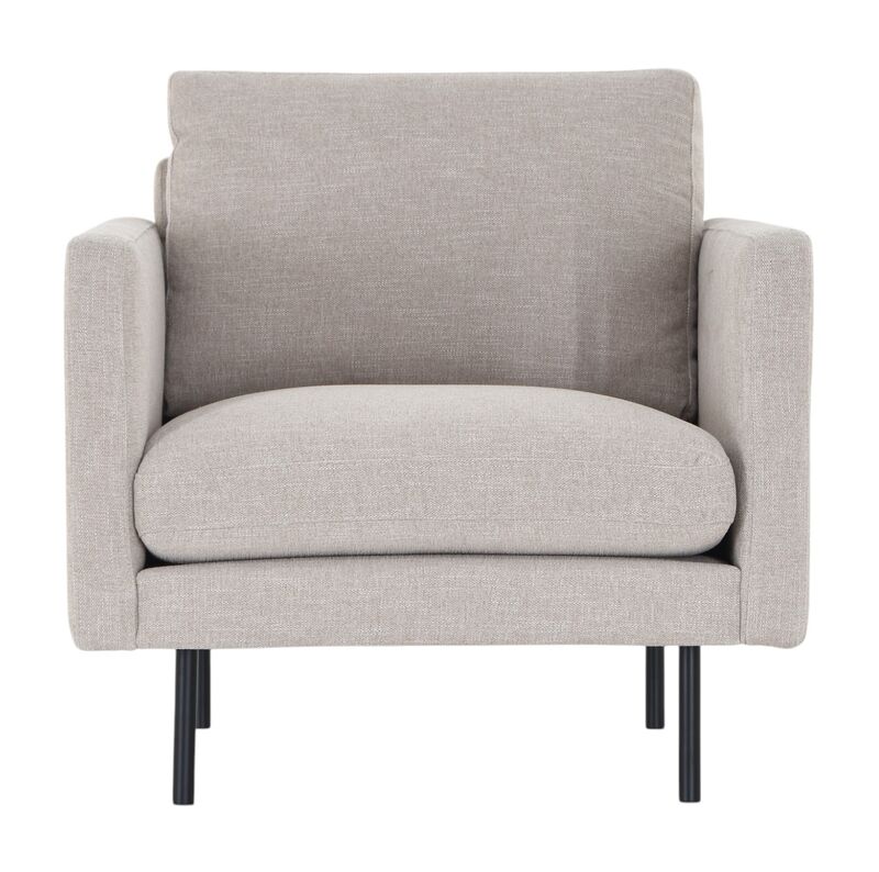 Scandic Copenhagen nojatuoli hiekka Verdon 281, mustat jalat