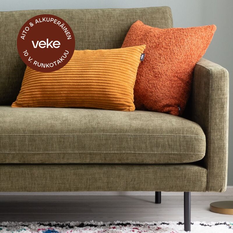 Scandic Copenhagen vihreä Home 14, mustat jalat