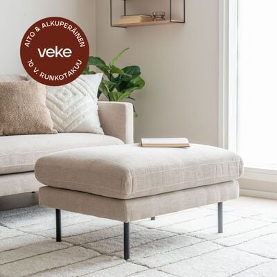 Scandic Copenhagen rahi vaaleanharmaa Verdon 482, mustat jalat