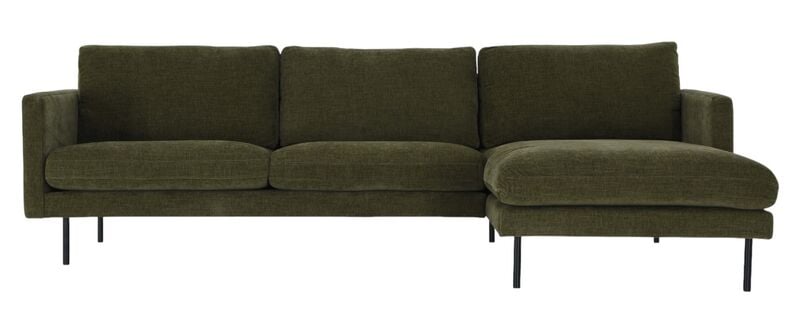Scandic Copenhagen divaanisohva oikea vihreä Home 14, mustat jalat